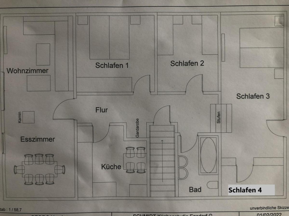 Ironico Homestay 4 Schlafzimmer Ferienwohnung 100 M2 Nahe Bostalsee Eisen  Exterior foto